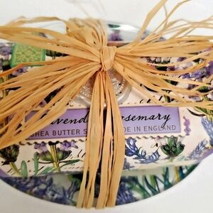 Michel Design Works Lavender Rosemary Shea Butter Soap & Dish England